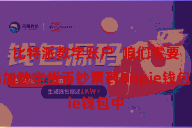 比特派数字账户 咱们需要添加数字货币钞票到Bitpie钱包中