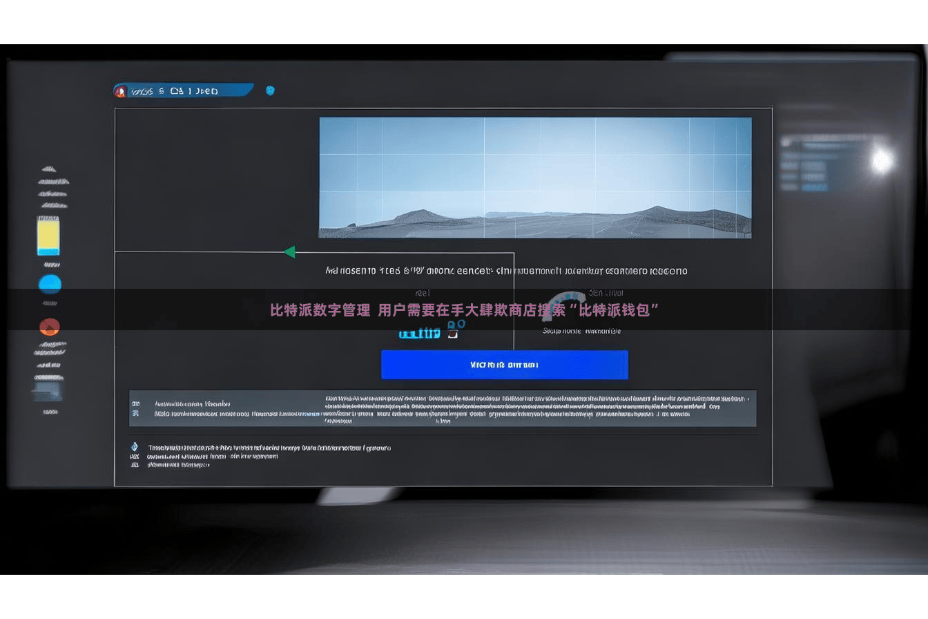 比特派数字管理 用户需要在手大肆欺商店搜索“比特派钱包”