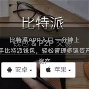 比特派APP入口 一分钟上手比特派钱包，轻松管理多链资产