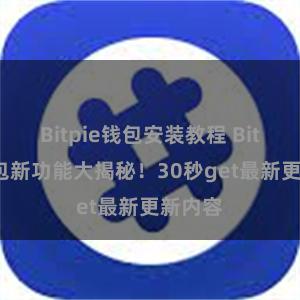 Bitpie钱包安装教程 Bitpie钱包新功能大揭秘！30秒get最新更新内容