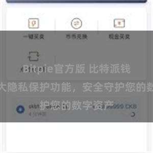 Bitpie官方版 比特派钱包：强大隐私保护功能，安全守护您的数字资产