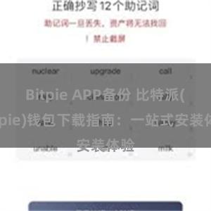 Bitpie APP备份 比特派(Bitpie)钱包下载指南：一站式安装体验