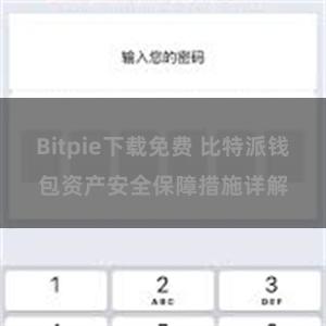 Bitpie下载免费 比特派钱包资产安全保障措施详解