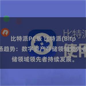 比特派PC版 比特派(Bitpie)钱包市场趋势：数字资产存储领域领先者持续发展。