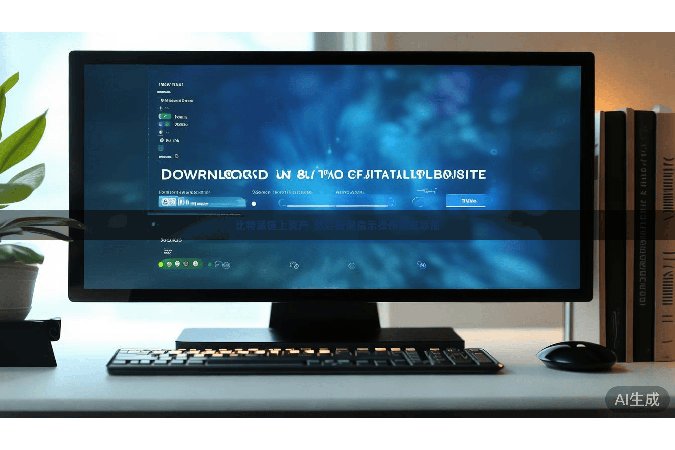 比特派链上资产  然后按照指示操作完成添加