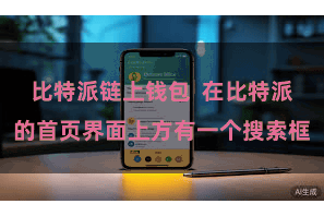 比特派链上钱包  在比特派的首页界面上方有一个搜索框