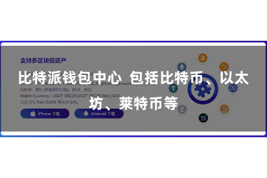 比特派钱包中心  包括比特币、以太坊、莱特币等